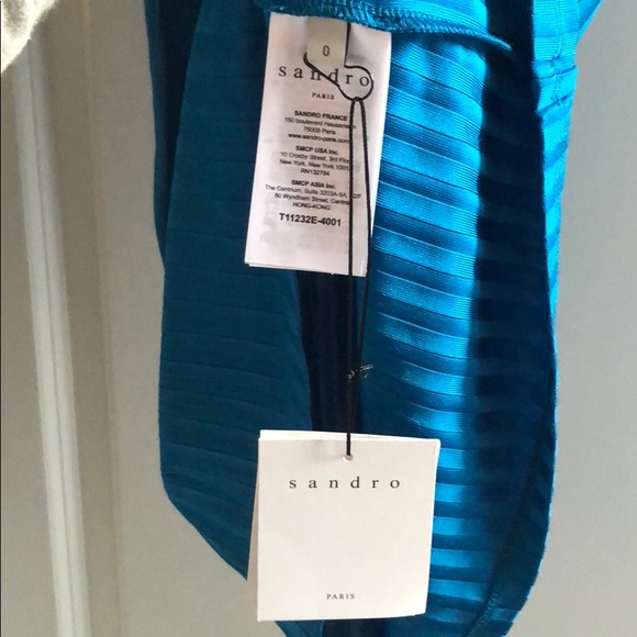 Women's Blue Actrice Ribbed Tank sandro - Picture 6 of 6